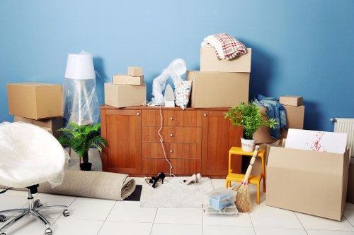 Office removal team planning a Shoreditch business relocation