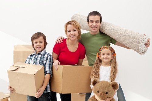 Careful handling of sofas and household furniture during a local removal