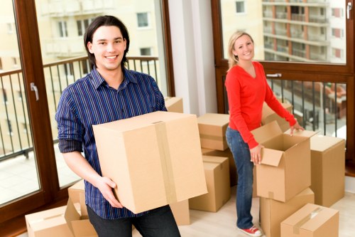 Office moving logistics and packing preparation in Shoreditch